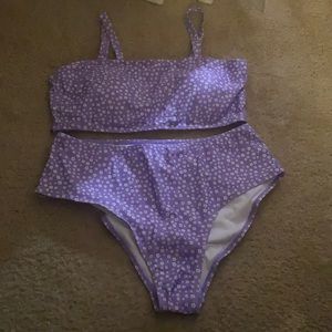 Lavendar swim suit